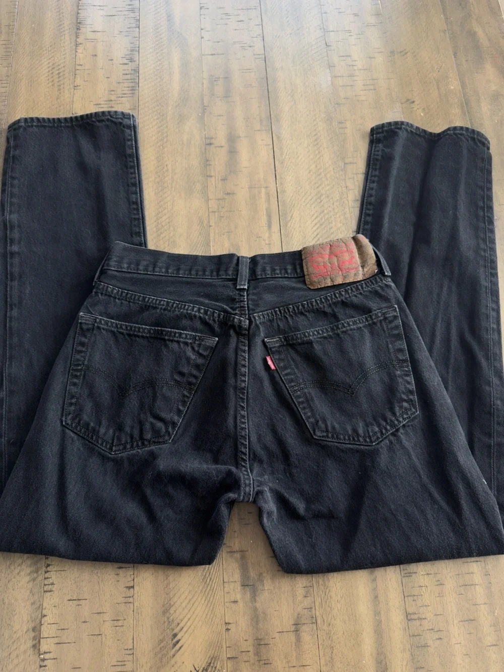 Levi's  501 vintage Straight Men's Jeans in Faded Black